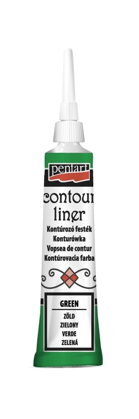 Контур універсальний Зелений 20 мл Pentart — фото 2