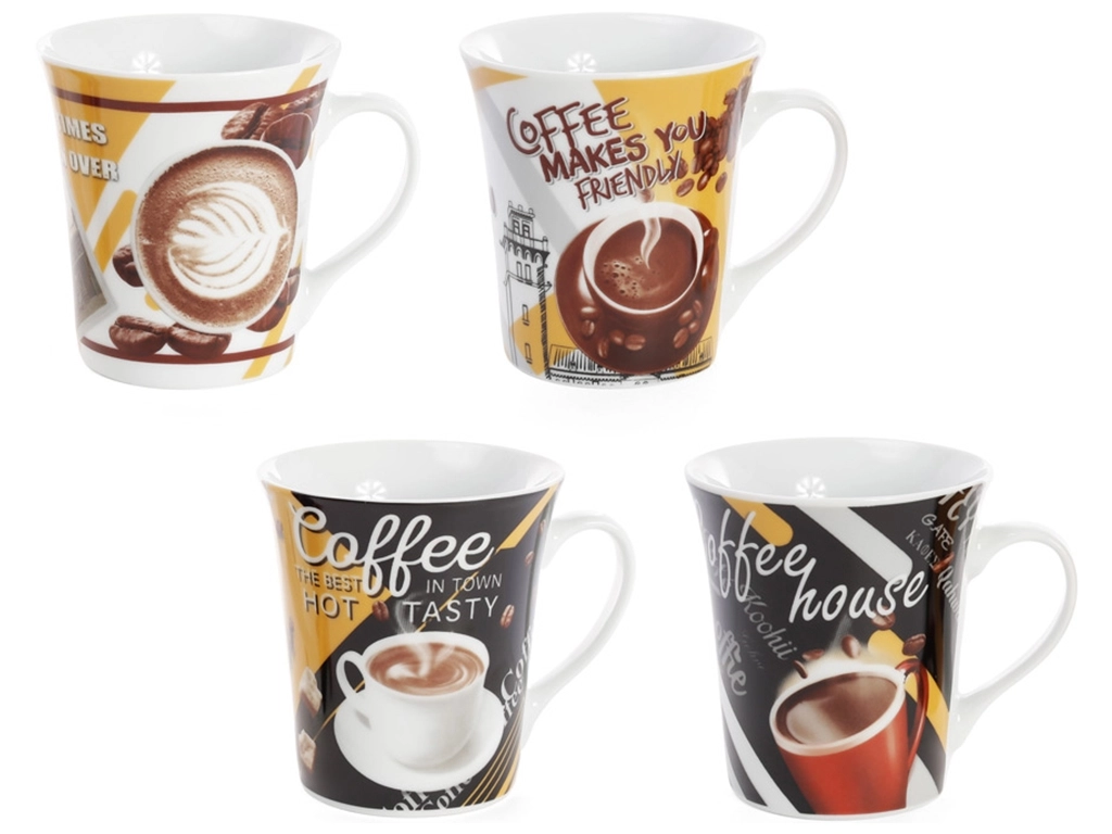 Кухоль порцеляновий 375мл Coffee 334-417