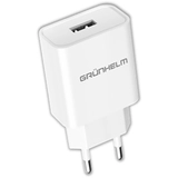 Зарядний пристрій Grunhelm GWC-02, 5V/2,1А, 2 USB, білий