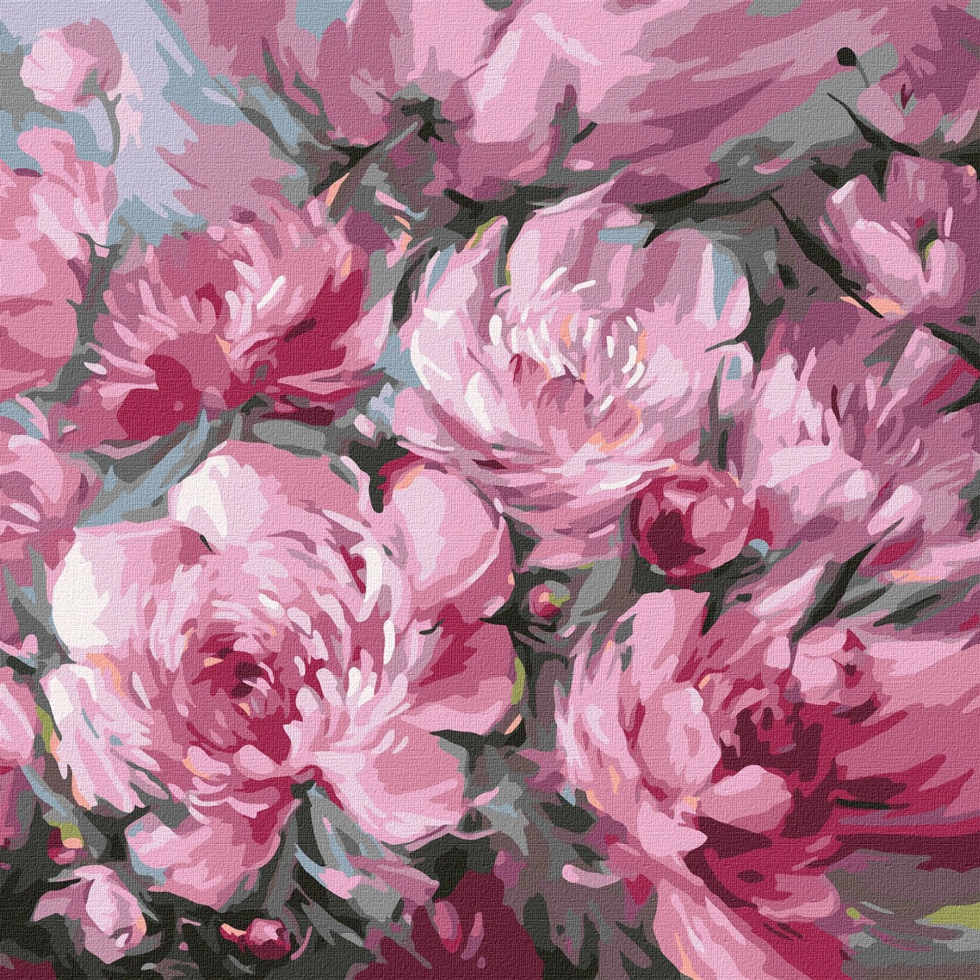 Картини за номерами Ідейка Пишний букет 40х40см 3253