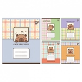 Зошит учнівський 12 аркушів коса лінія Yes Capy vibes 767952