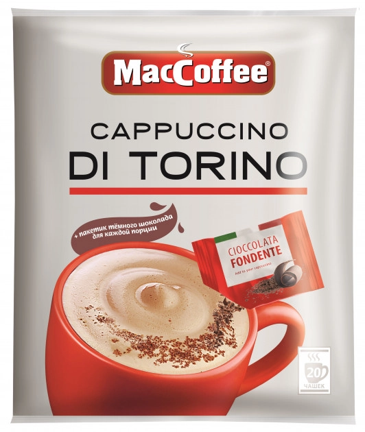 Капучіно з темним шоколадом Di Torino MacCoffe 20шт 02165