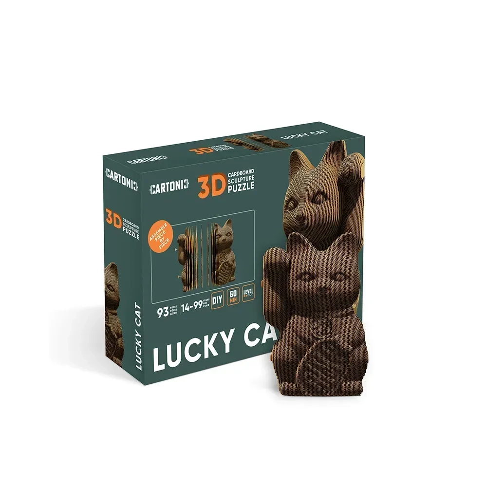 Картонний конструктор Cartonic 3D Puzzle Lucky Cat