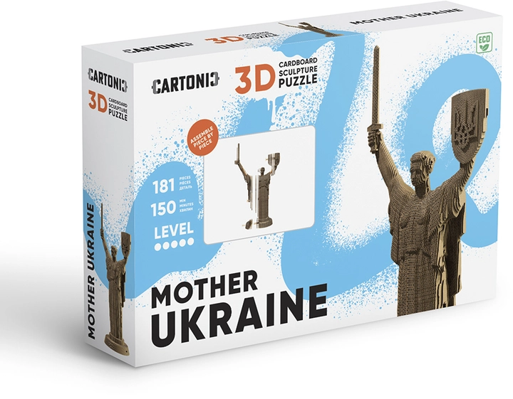 Картонний конструктор Cartonic 3D Puzzle Mother Ukraine