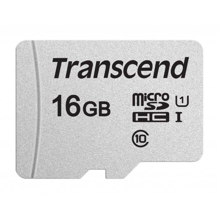 Флеш карта TRANSCEND microSDHC 300S 16GB UHS-I U1 no ad
