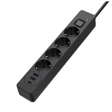 Мережевий фільтр живлення ColorWay  4 розетки/3USB 5M (CW-CHE435PDB)