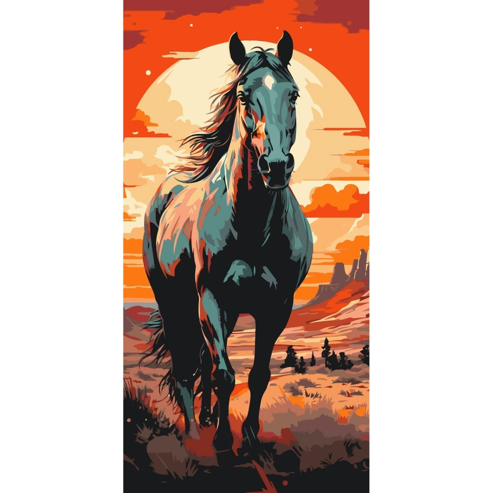 Картина за номерами ART Craft Horse art 40х80 см11541-AC