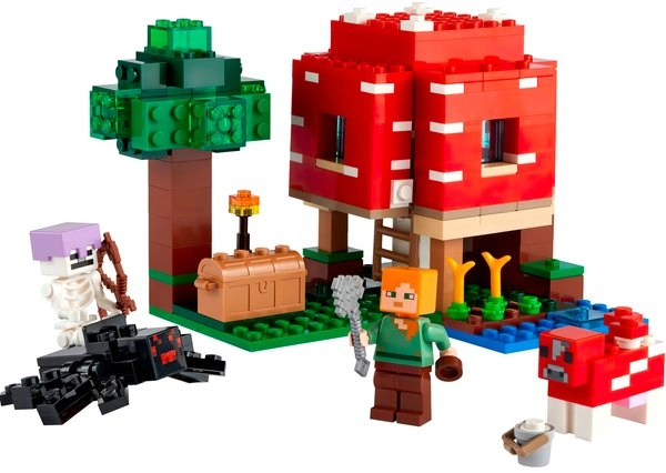 Конструктор Lego Minecraft Грибний будинок 21179