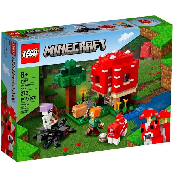 Конструктор Lego Minecraft Грибний будинок 21179