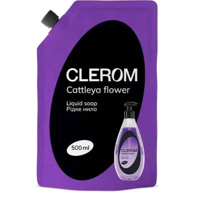 Мило рідке Clerom Cattleya flower 500 мл дой-пак 20173