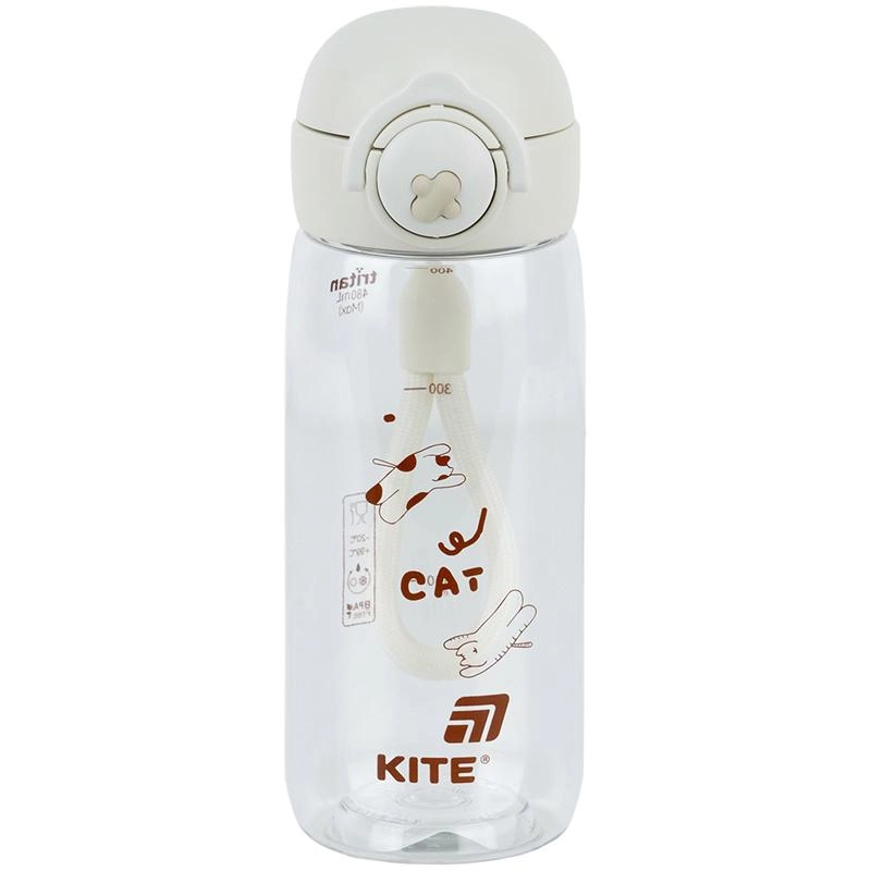 Пляшечка для води Kite 480 мл біла K25-1236-1