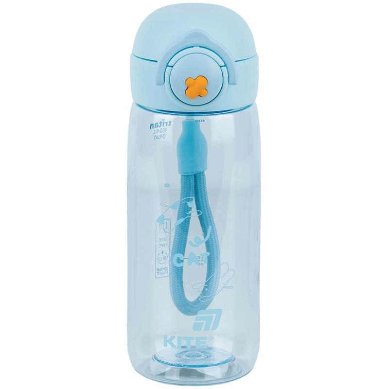 Пляшечка для води Kite 480 мл блакитна K25-1236-2
