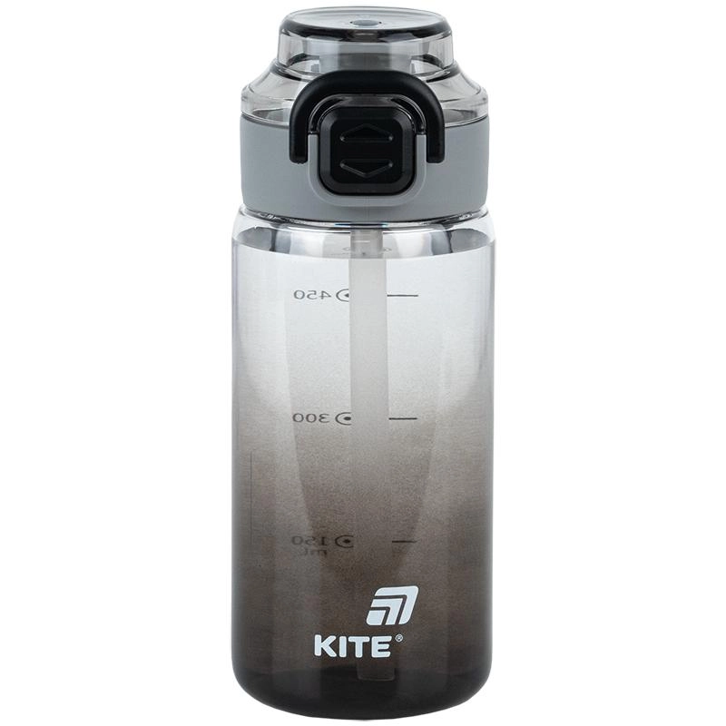 Пляшечка для води Kite 600 мл чорна K25-1212-1