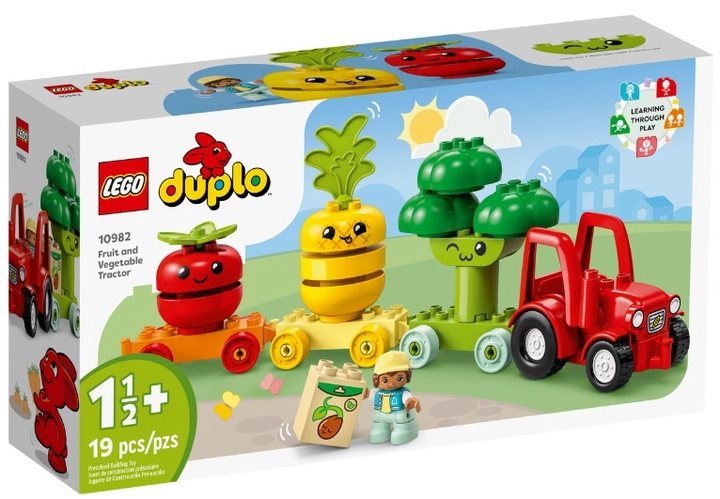 Конструктор Lego Duplo Трактор для вирощування фруктів та овочів 10982