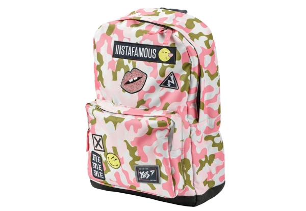 Рюкзак молодіжний YES T-67  Smiley World Military girl
