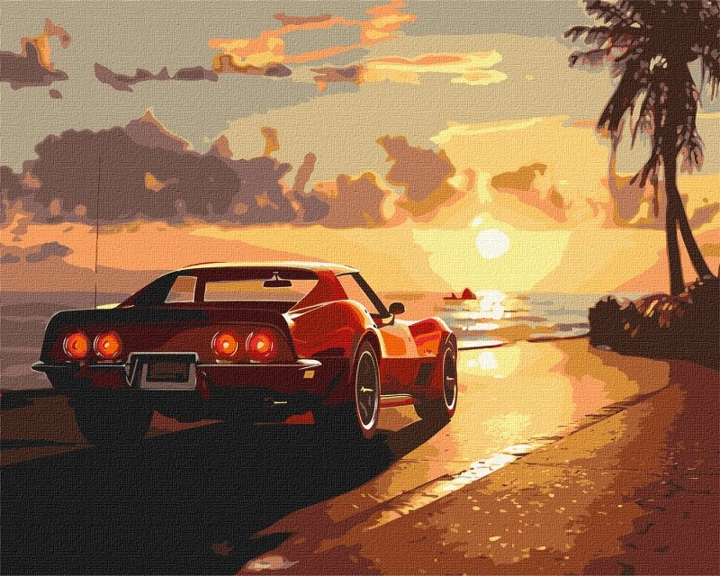 Картини за номерами Ідейка Поїздка біля узбережжя 40х50см 2794 Картини за номерами Ідейка Поїздка біля узбережжя 40х50см 2794