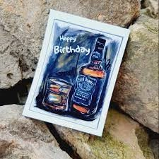 Листівка міні 6х8см Bibirki Happy Birthday