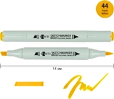 Маркер спиртовий Santi Brush SA-44 свіжий жовтий 390918