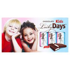 Шоколад  Lusky Days молочний з молочною начинкою 100г