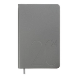 Щоденник датований BUROMAX 2024 STEEL A6 срібло BM 2517-24