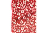 Блокнот Christmas HoHoHo А5 (150х200), пластикова обкладинка, спіраль, 60 арк., клітинка E21950-03