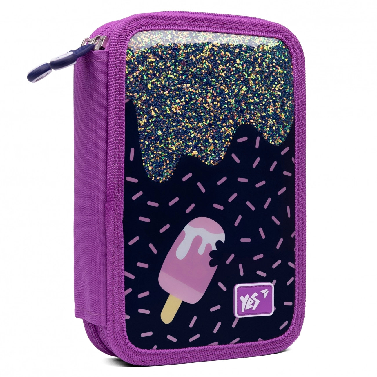 Пенал твердий YES подвійний HP-01 Sweet cream 533108