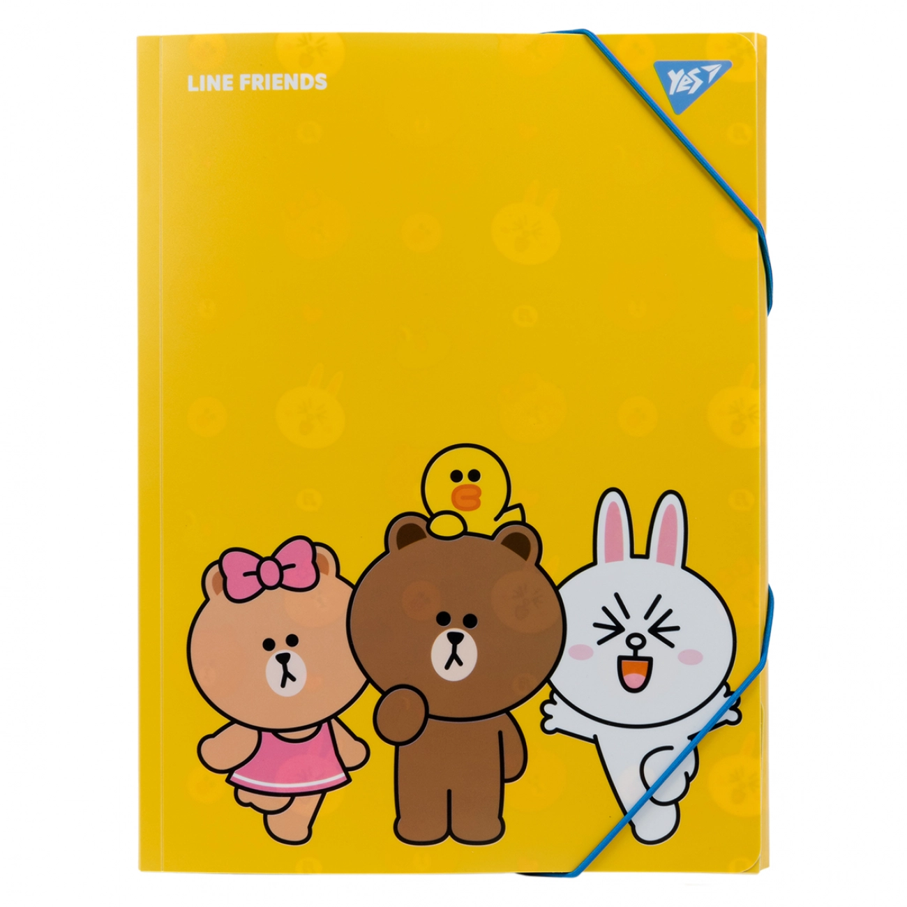 Папка A4 Yes на гумці Line Friends 492098