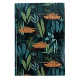 Книга записна А4 96арк кліт Leopard зелена