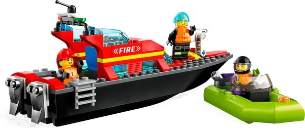Конструктор Lego City Човен пожежної бригади 60373