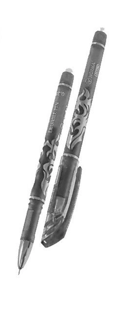 Ручка гелева пиши-стирай 0,38 мм чорний Erasable Norma 3177-09N
