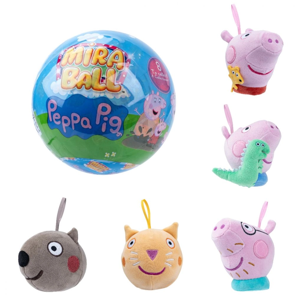 М`яка іграшка-сюрприз у кулі, з аксесуарами MIRABALL PEPPA PIG, в асорт.28 шт.