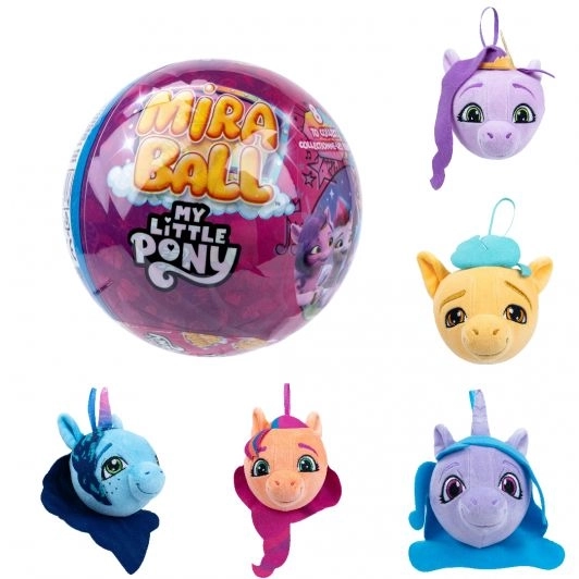 М`яка іграшка-сюрприз у кулі, з аксесуарами, MIRABALL MY LITTLE PONY, в асорт.28 шт.