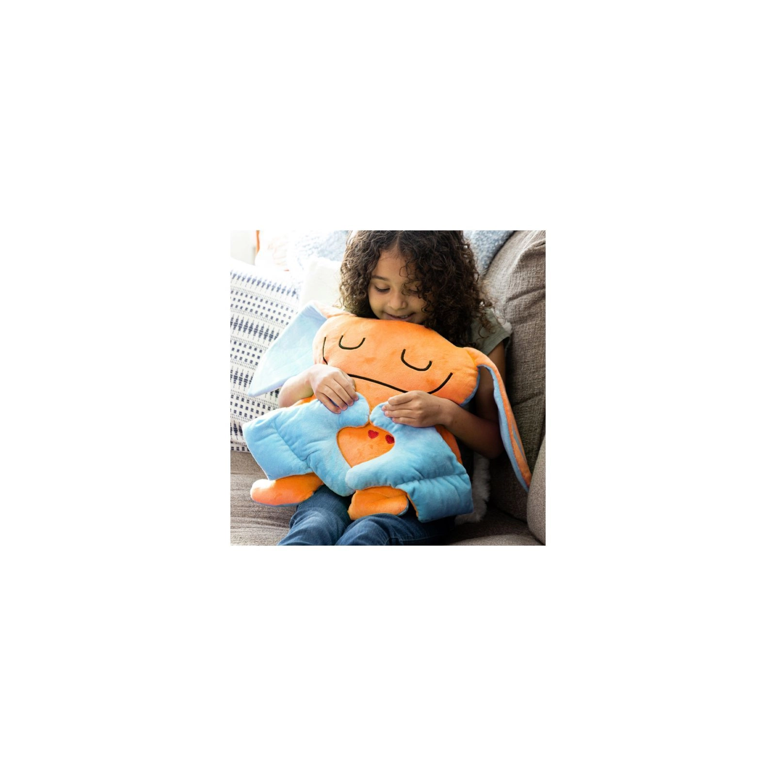 М`яка іграшка-обіймашка Zeek, orange/blue М`яка іграшка-обіймашка Zeek, orange/blue