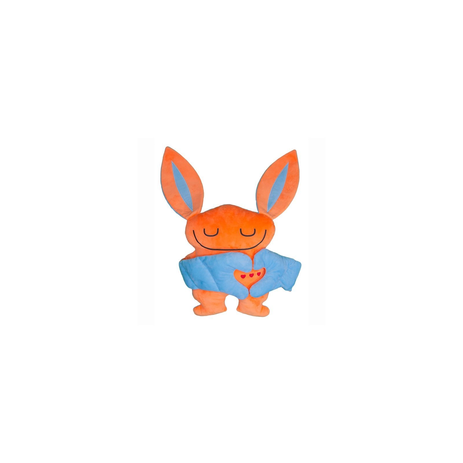 М`яка іграшка-обіймашка Zeek, orange/blue