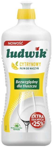 Гель для миття посуду  Ludwik  Лимон 900г