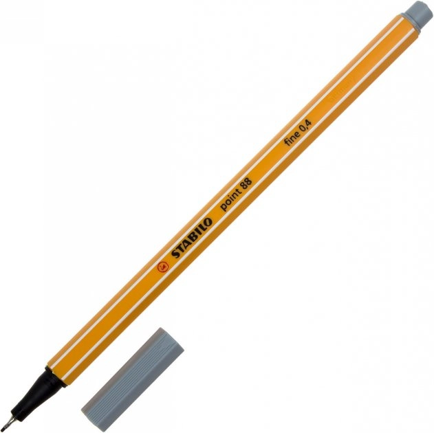 Файнлайнер Stabilo 88 medium cold grey середній холодний сірий 95 Файнлайнер Stabilo 88 medium cold grey середній холодний сірий 95