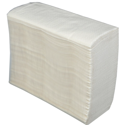Рушники паперові целюлозні Z-подібні 200 шт 2-х шарові білі 10100116