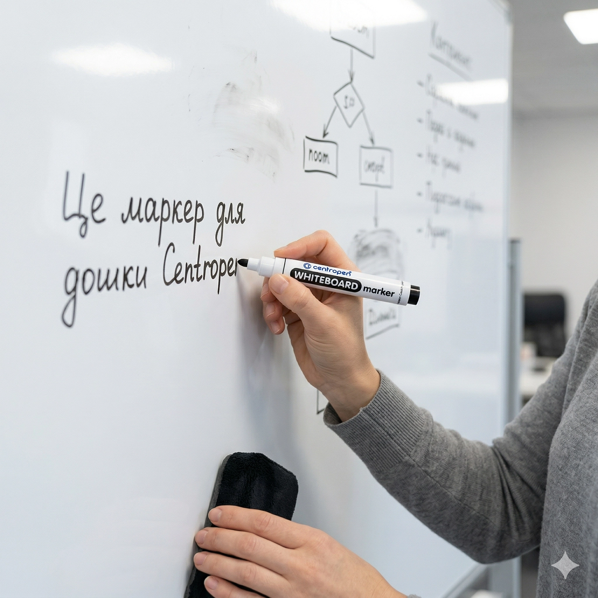 Маркер для дошок 8559 Centropen  чорний