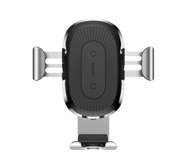Тримач для мобiльного з БЗП Baseus Wireless Charger Holder Silver