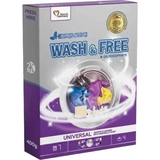 Порошок для прання універсальний жасмин та лаванда Wash&Free 400г 140876