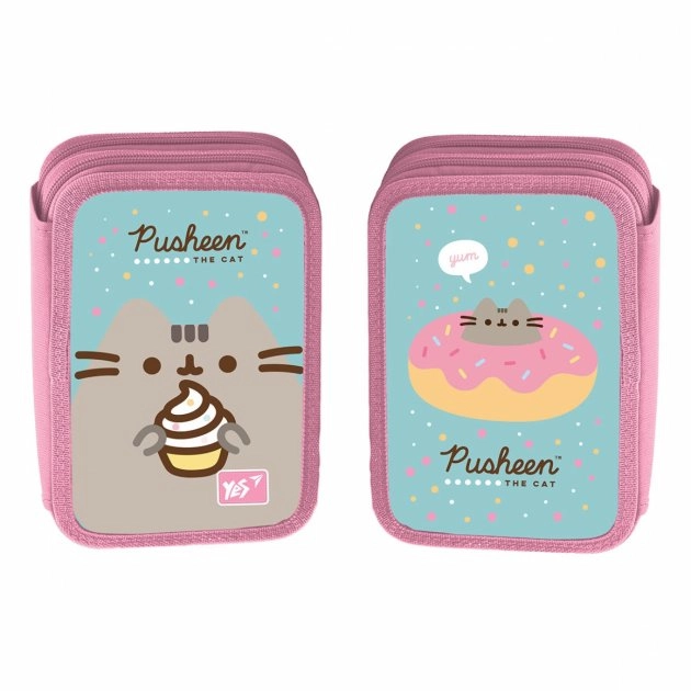 Пенал твердий YES подвійний HP-01 Pusheen