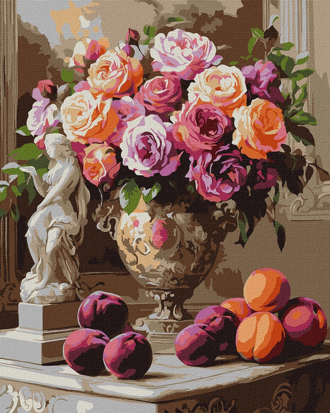 Картини за номерами Ідейка Вишукані троянди 40х50см 3290