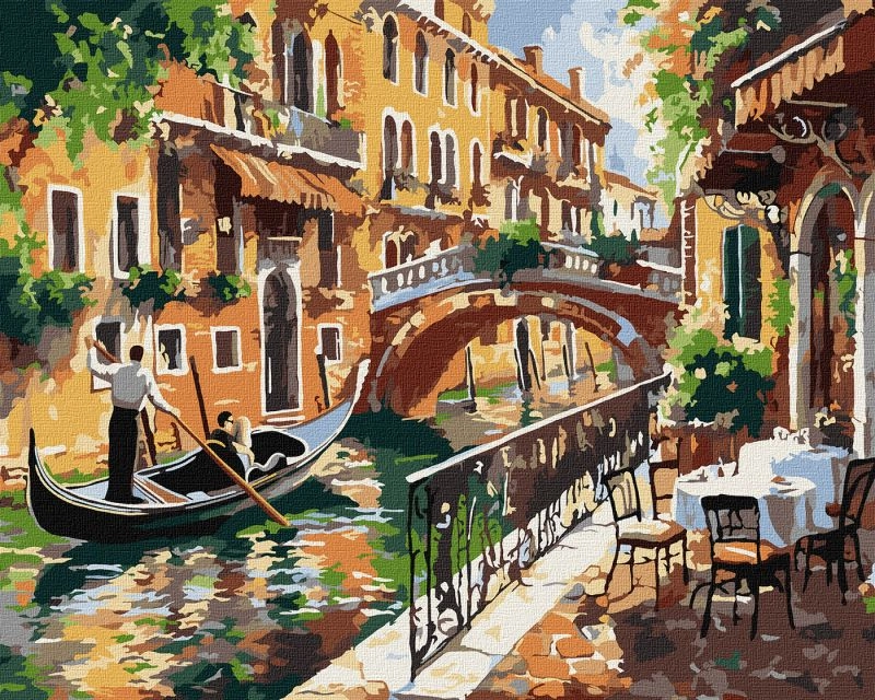 Картини за номерами Ідейка Венеційський спокій 40х50см 3661