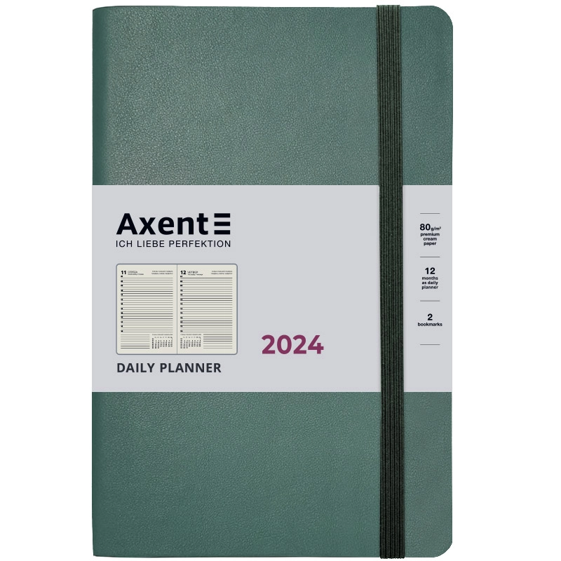 Щоденник Axent 2024 Partner Soft Earth Colors зелений 8820-24-04-A