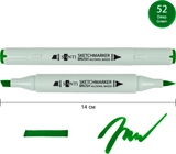 Маркер спиртовий Santi Brush SA-52 глибокий зелений 390971