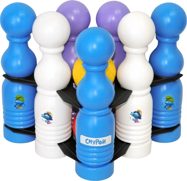 Іграшка розвиваюча Боулінг Смурфи 40071