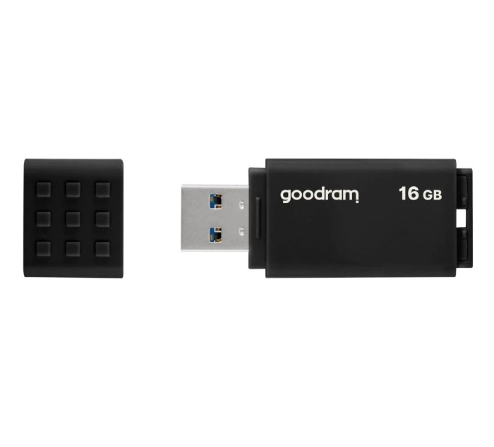 Флеш накопичувач USB3.2 16GB GOODRAM UME3 Black (UME3-0160K0R11)