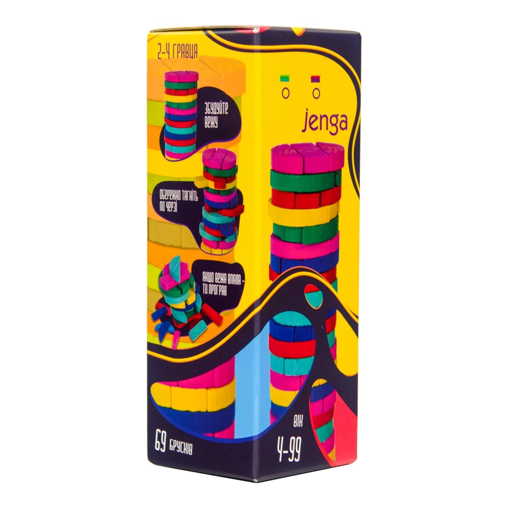 Настільна гра Colors Jenga Strateg 30816