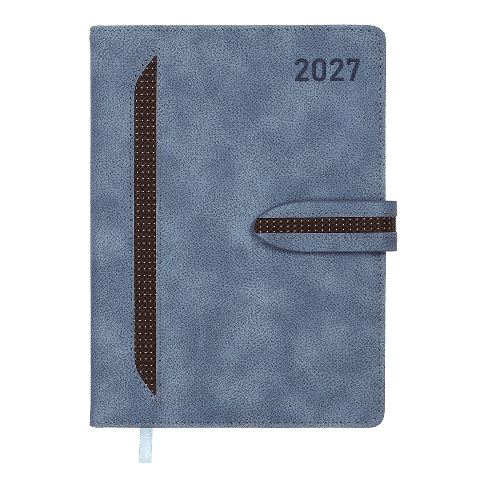 Щоденник датов 2027 RANGE A5 маренго штучна шкіра/поролон BM.211001-53