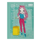 Блокнот CUTE GIRL А-6 64л кл тв обкл мат лам+лак гліт бірюзовий KIDS Line